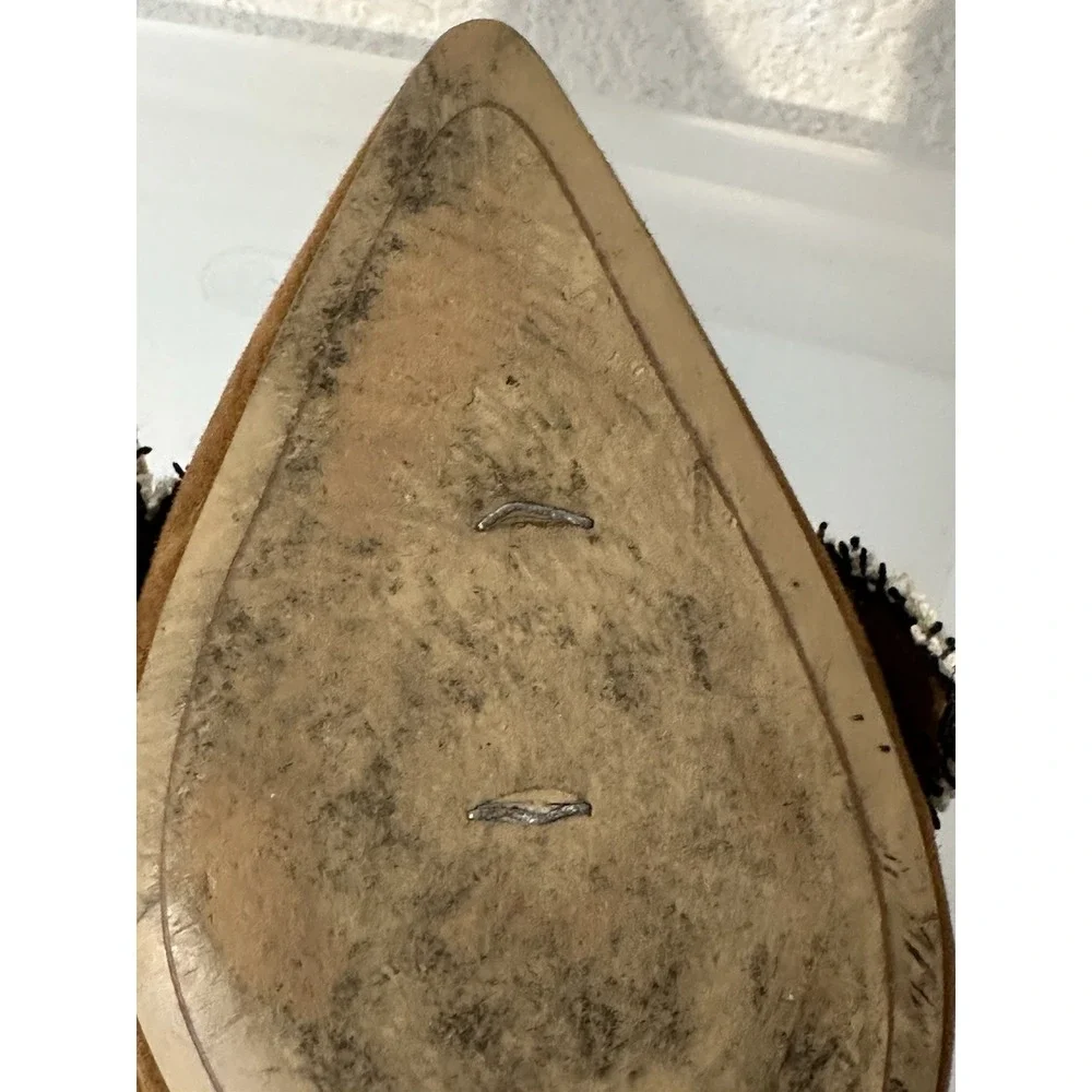 Sam Edelman Rochester Suede Leather Pointed Flats Golden Brown Size 6 Career - Picture 9 of 11